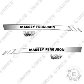 Aftermarket 8480 Fits Massey Ferguson Tractor Decal Kit - 7 Year Outdoor 3m Vinyl