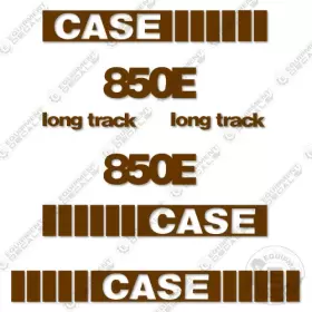 Aftermarket 850e Fits Case Decal Kit Dozer Crawler Tractor - 7 Year Outdoor 3m Vinyl Aftermarket 850e Fits Case Decal Kit Dozer Crawler Tractor - 7 Year Outdoor 3m Vinyl