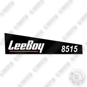 Aftermarket 8515 Fits Leeboy Black Single Decal Paver - 7 Year Outdoor 3m Vinyl