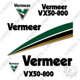Aftermarket 855sdt Fits Vermeer Vx50-800 Decal Kit Vacuum Excavator - 7 Year Outdoor 3m Vinyl Aftermarket 855sdt Fits Vermeer Vx50-800 Decal Kit Vacuum Excavator - 7 Year Outdoor 3m Vinyl