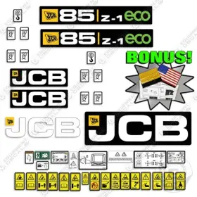 Aftermarket 85z-1 Fits Jcb Eco Decal Kit Excavator - 7 Year Outdoor 3m Vinyl Decals