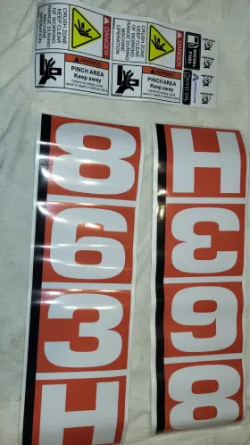 Aftermarket 863h Fits Bobcat Decal Kit Skid Steer Decals