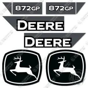 Aftermarket 872gp Fits John Deere Decal Kit Motor Grader 2021 Scraper - 7 Year 3m Vinyl