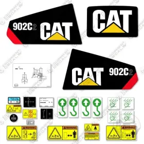 Aftermarket 902c2 Fits Caterpillar Decal Kit Wheel Loader Stickers - 7 Year 3m Vinyl Aftermarket 902c2 Fits Caterpillar Decal Kit Wheel Loader Stickers - 7 Year 3m Vinyl