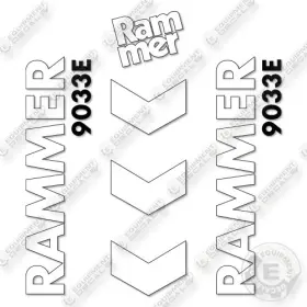 Aftermarket 9033e Fits Allied Rammer Decal Kit Hammer- 7 Year Outdoor 3m Vinyl