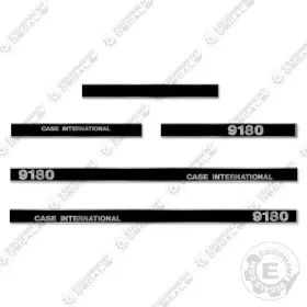 Aftermarket 9180 Fits Case Decal Kit Tractor - 1980s Style 7 Year Outdoor 3m Vinyl Aftermarket 9180 Fits Case Decal Kit Tractor - 1980s Style 7 Year Outdoor 3m Vinyl