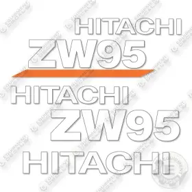 Aftermarket 95-6c Hitachi Zw Decal Kit Wheel Loader- Aftermarket 95-6c Hitachi Zw Decal Kit Wheel Loader-