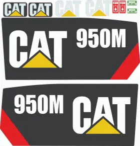 Aftermarket 950m Fits Caterpillar Wheel Loader Decal Kit - 3m Vinyl / Free Shipping