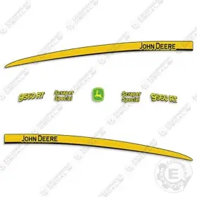 Aftermarket 9560rt Fits John Deere Decal Kit Tractor - 7 Year Outdoor 3m Vinyl