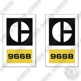 Aftermarket 966b Caterpillar Decal Kit Wheel Loader -aftermarket