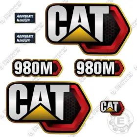 Aftermarket 980m Fits Caterpillar Next Gen Decal Kit Utility Wheel Loader - 7 Year 3m Vinyl