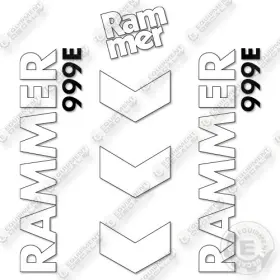 Aftermarket 999e Fits Allied Rammer Decal Kit Hammer -7 Year Outdoor 3m Vinyl