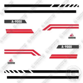 Aftermarket A-9000 Advantage Water Truck Decal Kit - 7 Year Outdoor 3m Vinyl