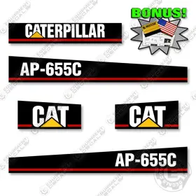 Aftermarket Ap-655c Fits Caterpillar Decal Kit Asphalt Paver - 7 Year Outdoor 3m Vinyl