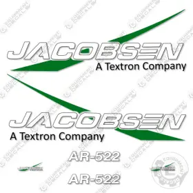 Aftermarket Ar-522 Fits Jacobsen Decal Kit Rotary Mower - 7 Year Outdoor 3m Vinyl Aftermarket Ar-522 Fits Jacobsen Decal Kit Rotary Mower - 7 Year Outdoor 3m Vinyl
