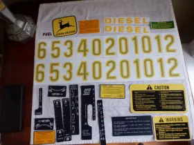 Aftermarket Ar52393 John Deere Tractor Decal Set. 2010 3010 4010 5010 3020 4020 5020 4000