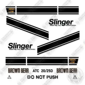 Aftermarket Atc20-25d Slinger Brown Bear Decal Kit All-terrain Carrier -aftermarket Aftermarket Atc20-25d Slinger Brown Bear Decal Kit All-terrain Carrier -aftermarket