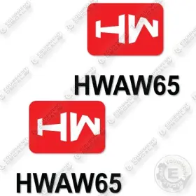 Aftermarket Aw65 Fits Hongwing Decal Kit Skid Steer Loader- 7 Year Outdoor 3m Vinyl