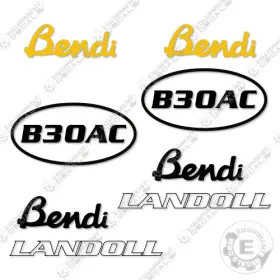 Aftermarket B30ac Fits Landoll Bendi Decal Kit Forklift - 7 Year Outdoor 3m Vinyl