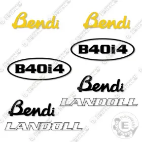 Aftermarket B40-i4 Fits Landoll Bendi Decal Kit Forklift - 7 Year Outdoor 3m Vinyl