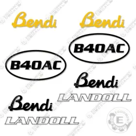 Aftermarket B40ac Fits Landoll Bendi Decal Kit Forklift - 7 Year Outdoor 3m Vinyl