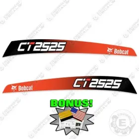 Aftermarket Bc-ct2525 Fits Bobcat Ct2525 Decal Kit Tractor 7 Year 3m Outdoor Vinyl Bonus Aftermarket Bc-ct2525 Fits Bobcat Ct2525 Decal Kit Tractor 7 Year 3m Outdoor Vinyl Bonus