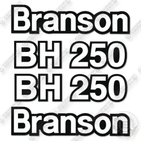 Aftermarket Bh250 Branson Decal Kit Backhoe-