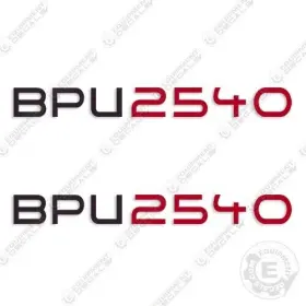Aftermarket Bpu2540 Fits Wacker Neuson Decal Kit Vibratory Plate - 7 Year Outdoor 3m Vinyl