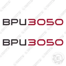 Aftermarket Bpu3050 Fits Wacker Neuson Decal Kit Vibratory Plate - 7 Year Outdoor 3m Vinyl