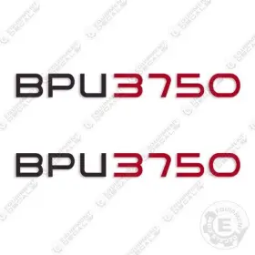 Aftermarket Bpu3750 Fits Wacker Neuson Decal Kit Vibratory Plate - 7 Year Outdoor 3m Vinyl