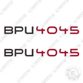 Aftermarket Bpu4045 Fits Wacker Neuson Decal Kit Vibratory Plate - 7 Year Outdoor 3m Vinyl
