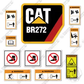 Aftermarket Br272 Fits Caterpillar Decal Kit Brush Cutter - 7 Year Outdoor 3m Vinyl Aftermarket Br272 Fits Caterpillar Decal Kit Brush Cutter - 7 Year Outdoor 3m Vinyl