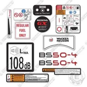 Aftermarket Bs50-4 Fits Wacker Neuson Decal Kit Rammer - 7 Year Outdoor 3m Vinyl Aftermarket Bs50-4 Fits Wacker Neuson Decal Kit Rammer - 7 Year Outdoor 3m Vinyl