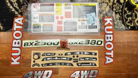 Aftermarket Bx-2380 Oem Kubota Bx 2380 Tractor Decals Kit Sticker Full Set Applicator Aftermarket Bx-2380 Oem Kubota Bx 2380 Tractor Decals Kit Sticker Full Set Applicator