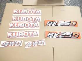 Aftermarket Bx-25-d Fits Kubota Bx 25 D Decal Kit Backhoe Tractor Decals Bx25d - New Old Stock
