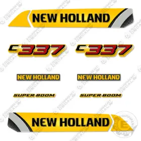 Aftermarket C337 Fits New Holland Decal Kit Skid Steer- 7 Year Outdoor 3m Vinyl Aftermarket C337 Fits New Holland Decal Kit Skid Steer- 7 Year Outdoor 3m Vinyl