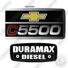 Aftermarket C5500 Fits Chevy Decal Kit Work Truck - 7 Year Outdoor 3m Vinyl