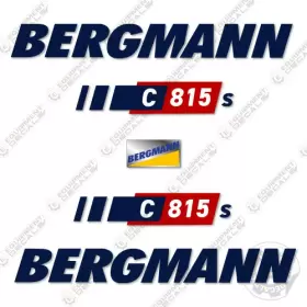 Aftermarket C815s Fits Bergmann Decal Kit Site Dumper Truck - 7 Year Outdoor 3m Vinyl