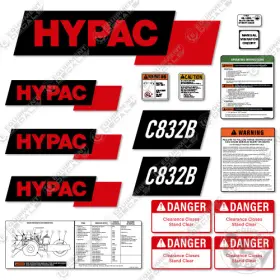 Aftermarket C832b Fits Hypac Decal Kit Roller - 7 Year Outdoor 3m Vinyl