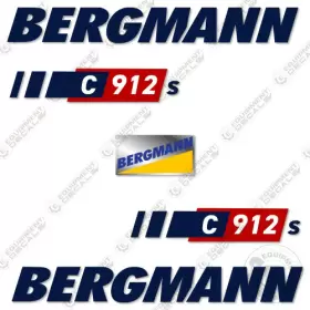 Aftermarket C912s Fits Bergmann Decal Kit Site Dumper Truck - 7 Year Outdoor 3m Vinyl Aftermarket C912s Fits Bergmann Decal Kit Site Dumper Truck - 7 Year Outdoor 3m Vinyl