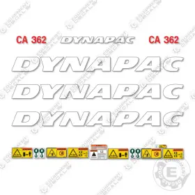 Aftermarket Ca362 Fits Dynapac Decal Kit Roller - 7 Year Outdoor 3m Vinyl
