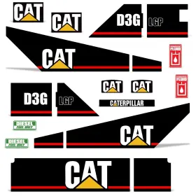 Aftermarket Cat-d3g-lgp Decal Kit Fits Cat D3g Lgp Crawler Dozer Series 4 Complete D3-g 7yr Sticker Usa Aftermarket Cat-d3g-lgp Decal Kit Fits Cat D3g Lgp Crawler Dozer Series 4 Complete D3-g 7yr Sticker Usa