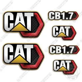 Aftermarket Cb1.7 Fits Caterpillar Decal Kit Next Gen Roller - 7 Year Outdoor 3m Vinyl