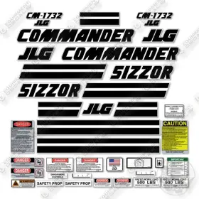 Aftermarket Cm1720 Jlg Decal Kit Scissor Lift -aftermarket Aftermarket Cm1720 Jlg Decal Kit Scissor Lift -aftermarket