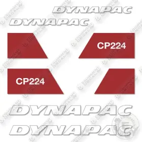 Aftermarket Cp224 Fits Dynapac Decal Kit Roller- 7 Year Outdoor 3m Vinyl
