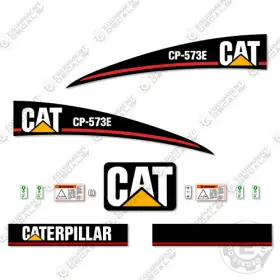 Aftermarket Cp573e Fits Caterpillar Decal Kit Roller - 7 Year Outdoor R3m Vinyl