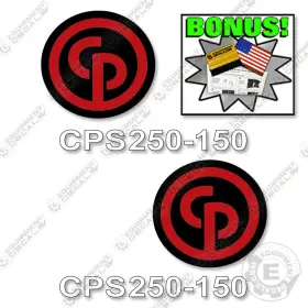 Aftermarket Cps250-150 Fits Chicago Pneumatic Decal Kit Compressor 7 Year Outdoor 3m Vinyl