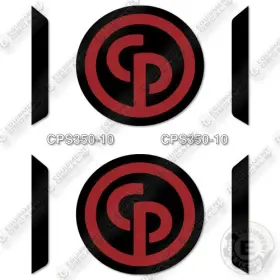 Aftermarket Cps350-10 Chicago Pnuematic Decal Kit Air Compressor -