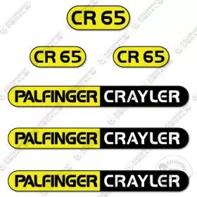 Aftermarket Cr65 Fits Palfinger Decal Kit Forklift - 7 Year Outdoor 3m Vinyl Aftermarket Cr65 Fits Palfinger Decal Kit Forklift - 7 Year Outdoor 3m Vinyl