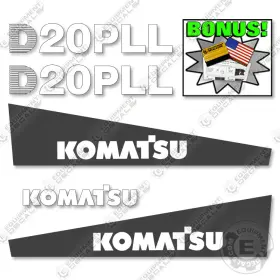 Aftermarket D20pll-7 Fits Komatsu Decal Kit Dozer - 7 Year Outdoor 3m Vinyl